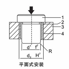 THE INSTALLATION OF THE SLIDING BUSHING AND THE HOUSING